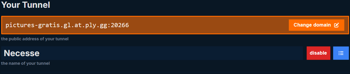 Necesse tunnel config, 2